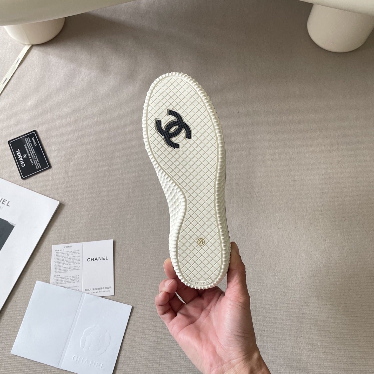 Chanel Leather Colorblock Shoes