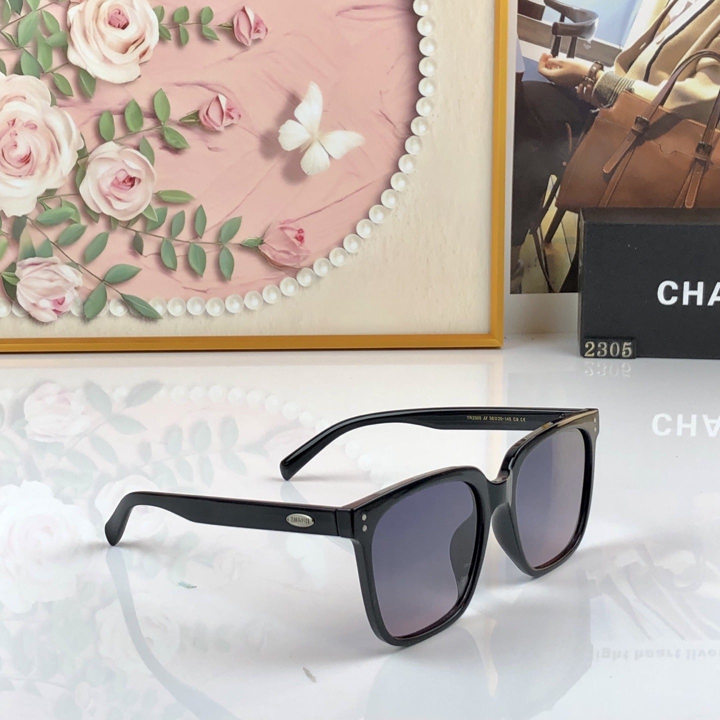 Chanel Vintage-Finish Sunglasses