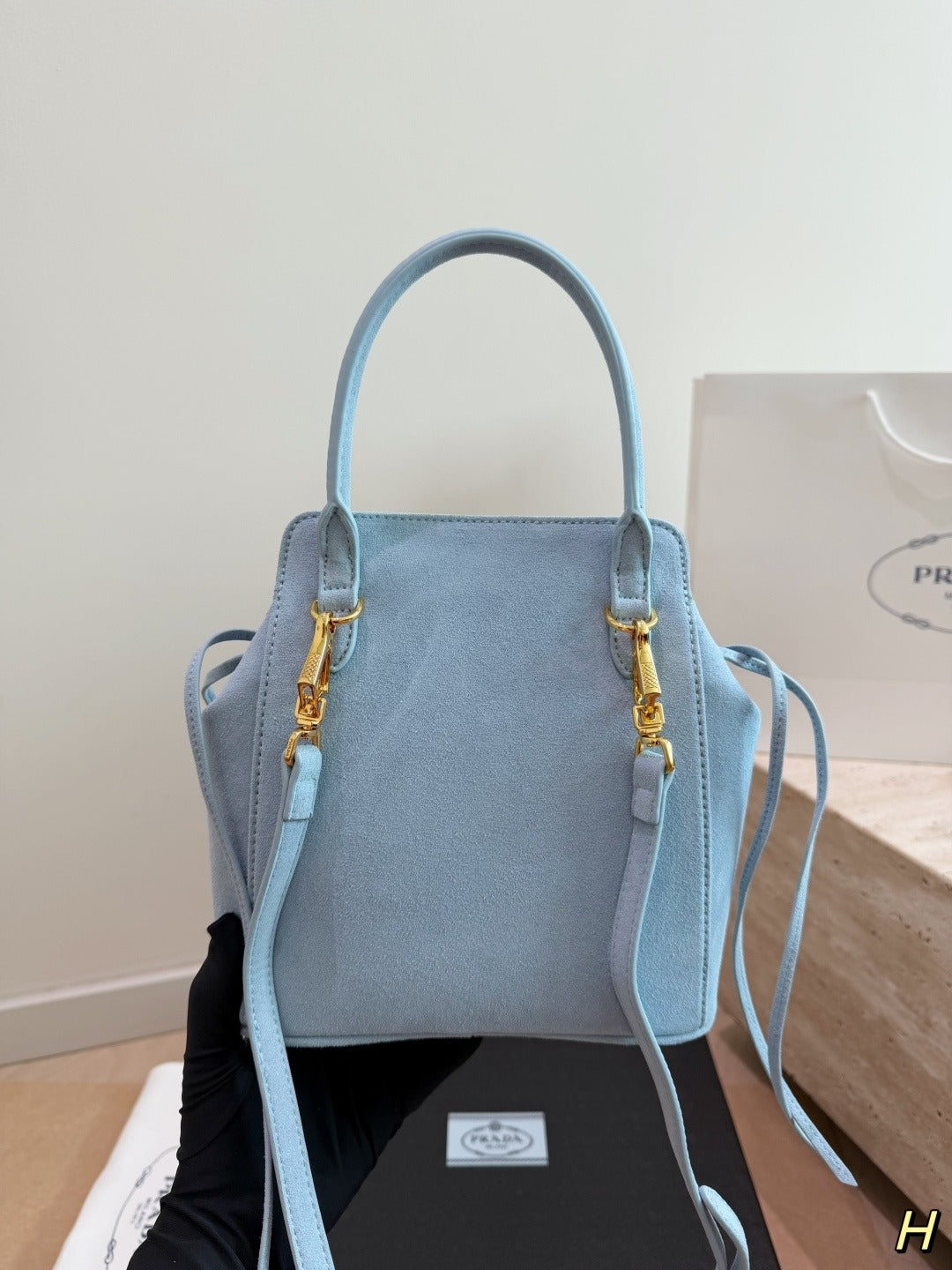 Prada Suede Handbag