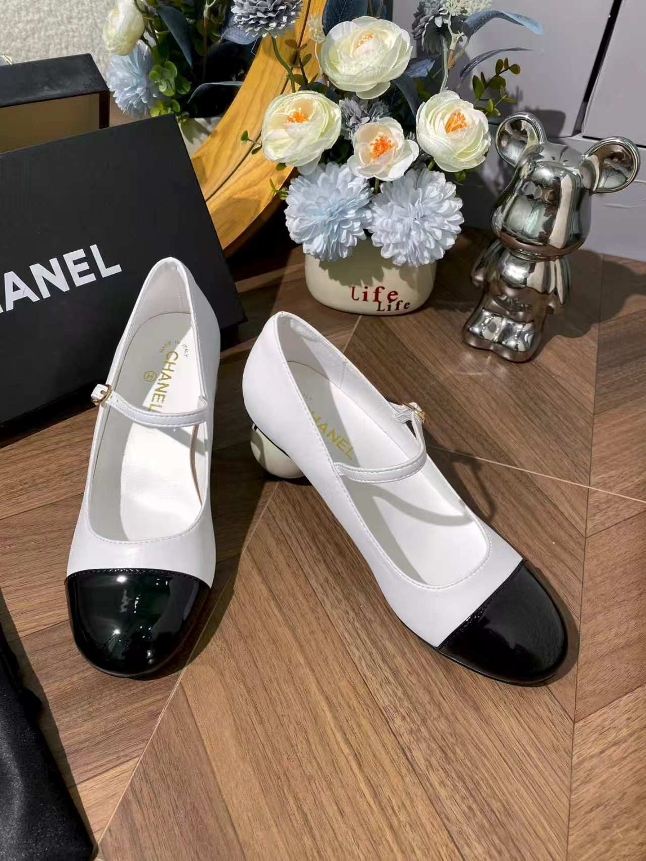Chanel Pearl Shoes