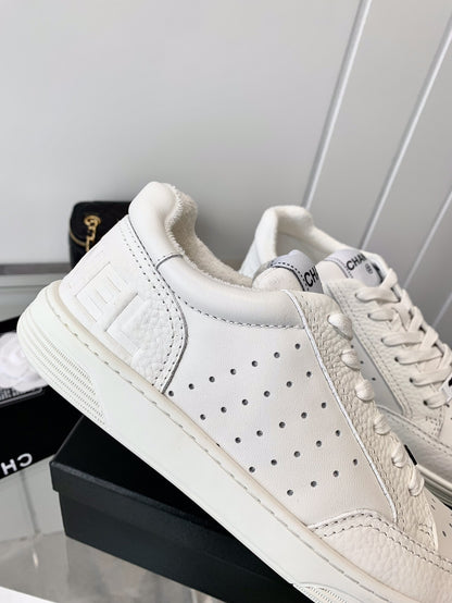 Chanel Logo Sneakers