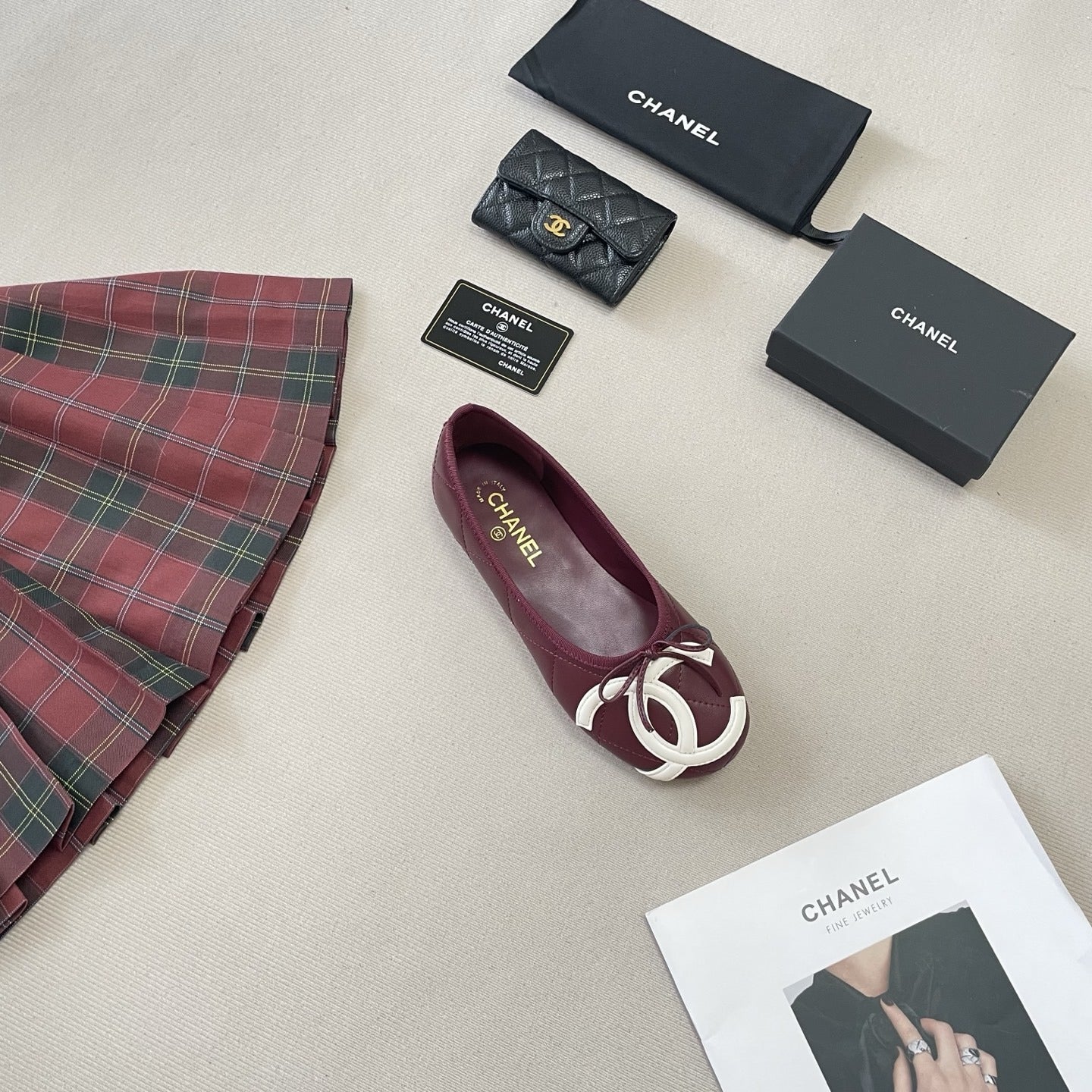 Chanel Leather Ballet Flats