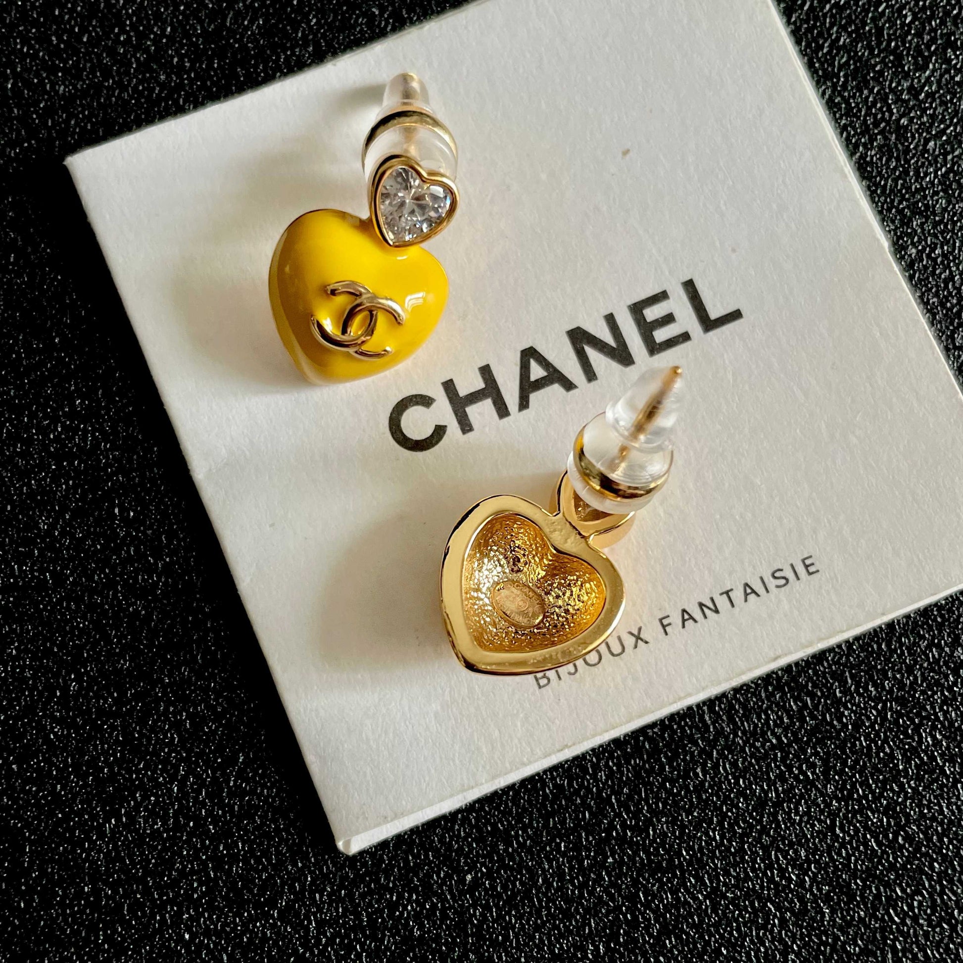 Chanel Logo Earrings