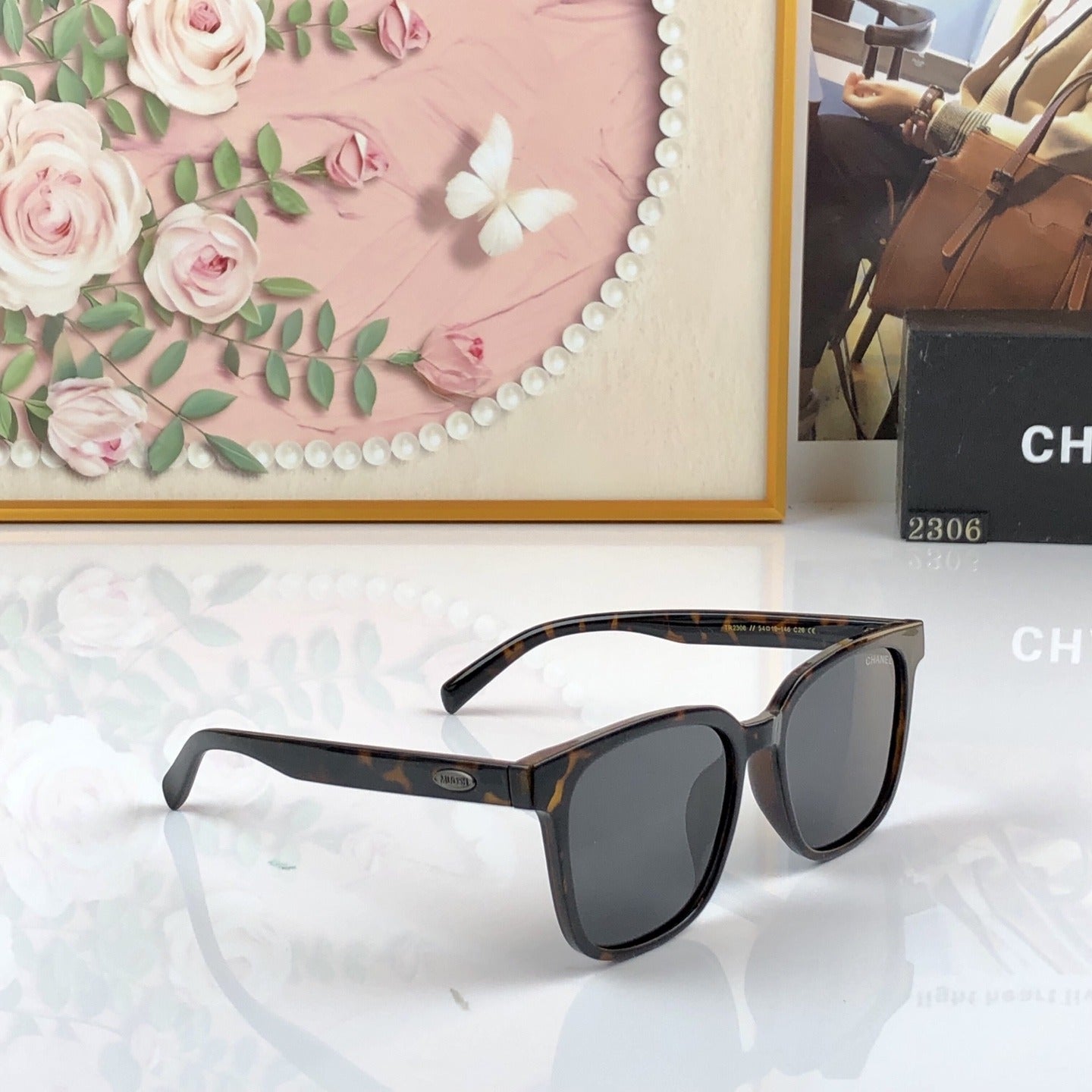 Chanel Vintage-Finish Sunglasses