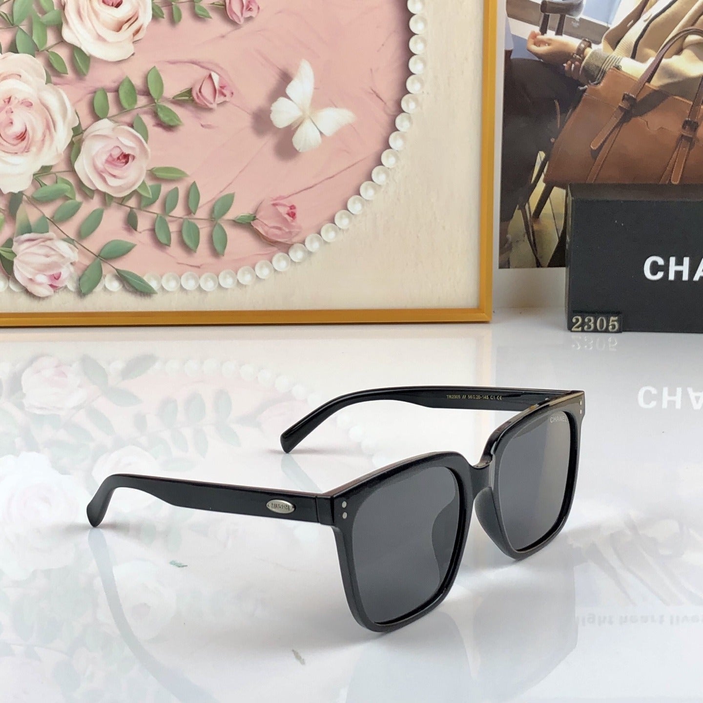 Chanel Vintage-Finish Sunglasses