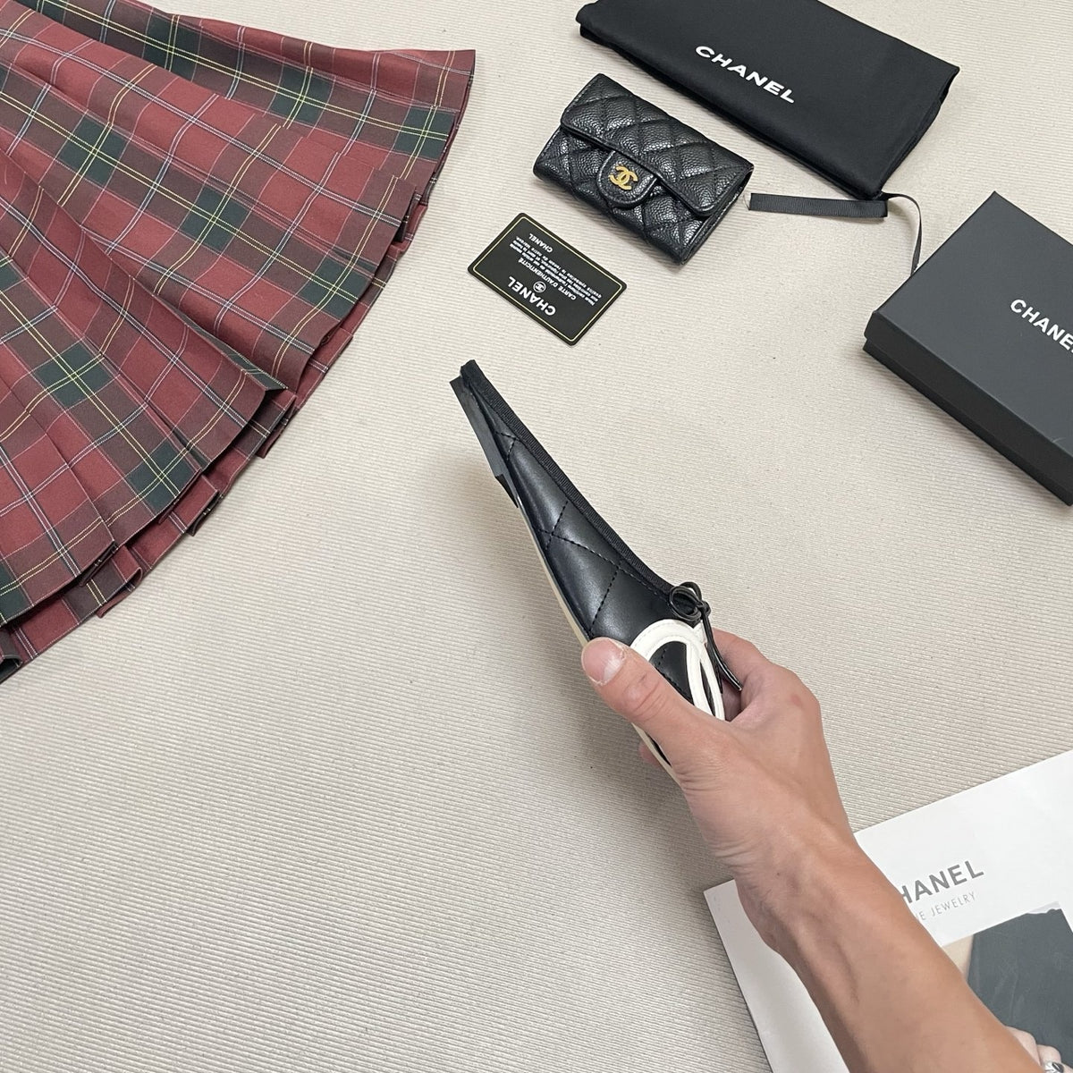 Chanel Leather Ballet Flats