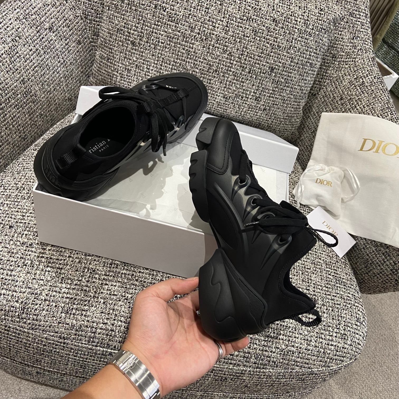 Dior Leather Logo Sneakers