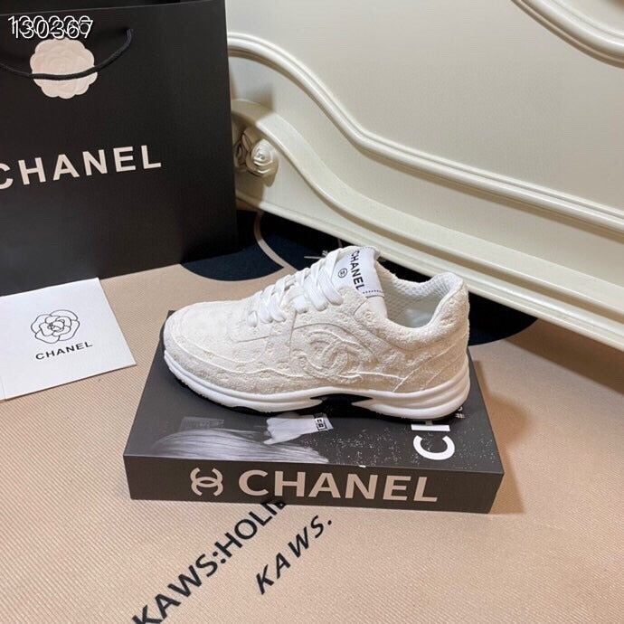 Chanel Leather Logo Shoes
