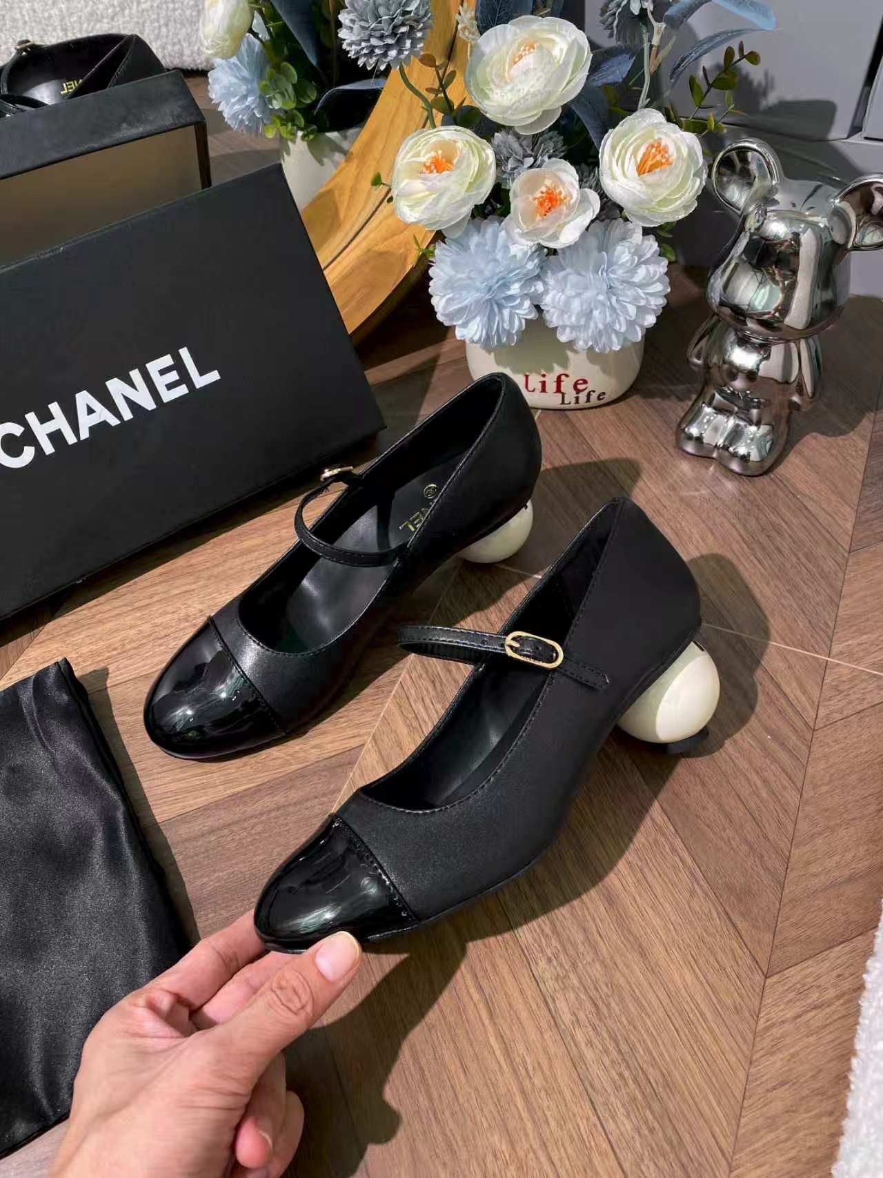 Chanel Pearl Shoes