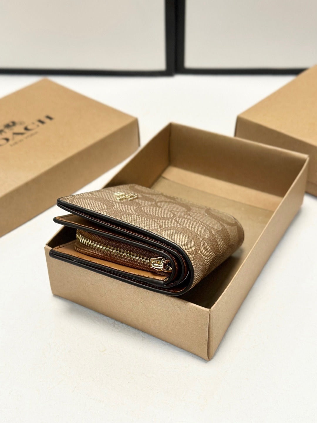 Coach Black Leather Wallet