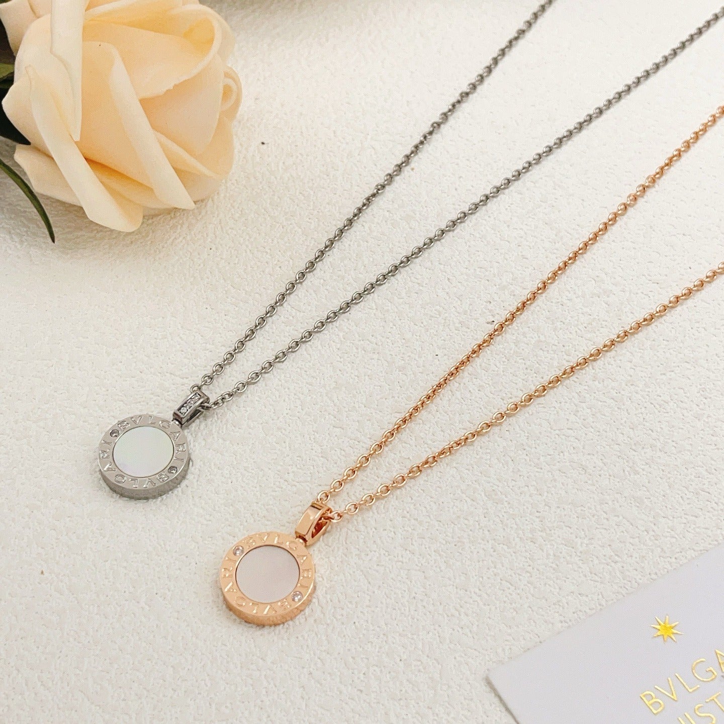 Bvlgari Brass Round Necklace