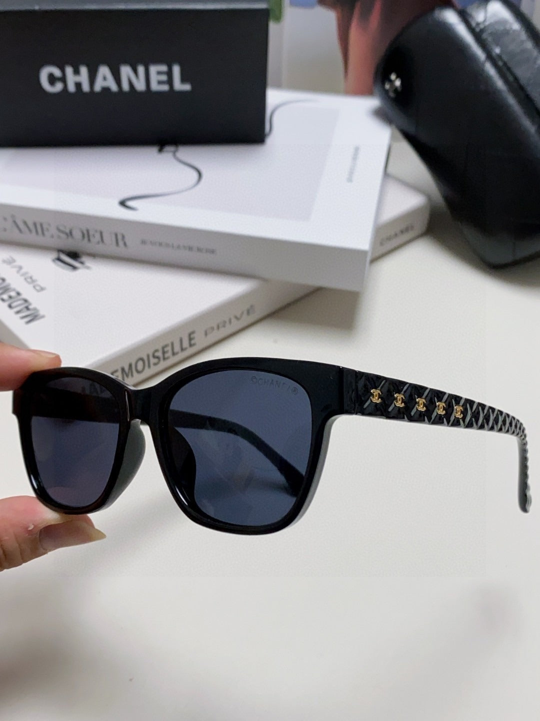 Chanel Logo Sunglasses