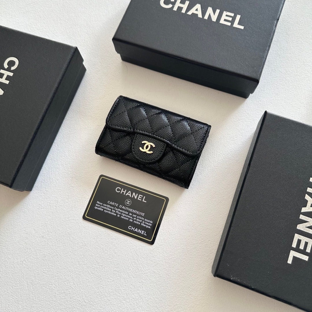 Chanel Lambskin Leather Card Holder
