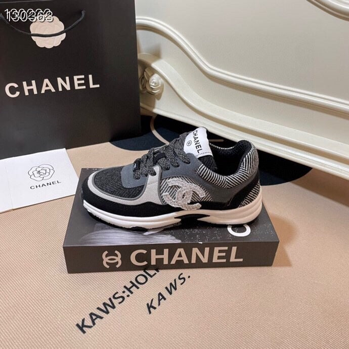Chanel Leather Logo Shoes