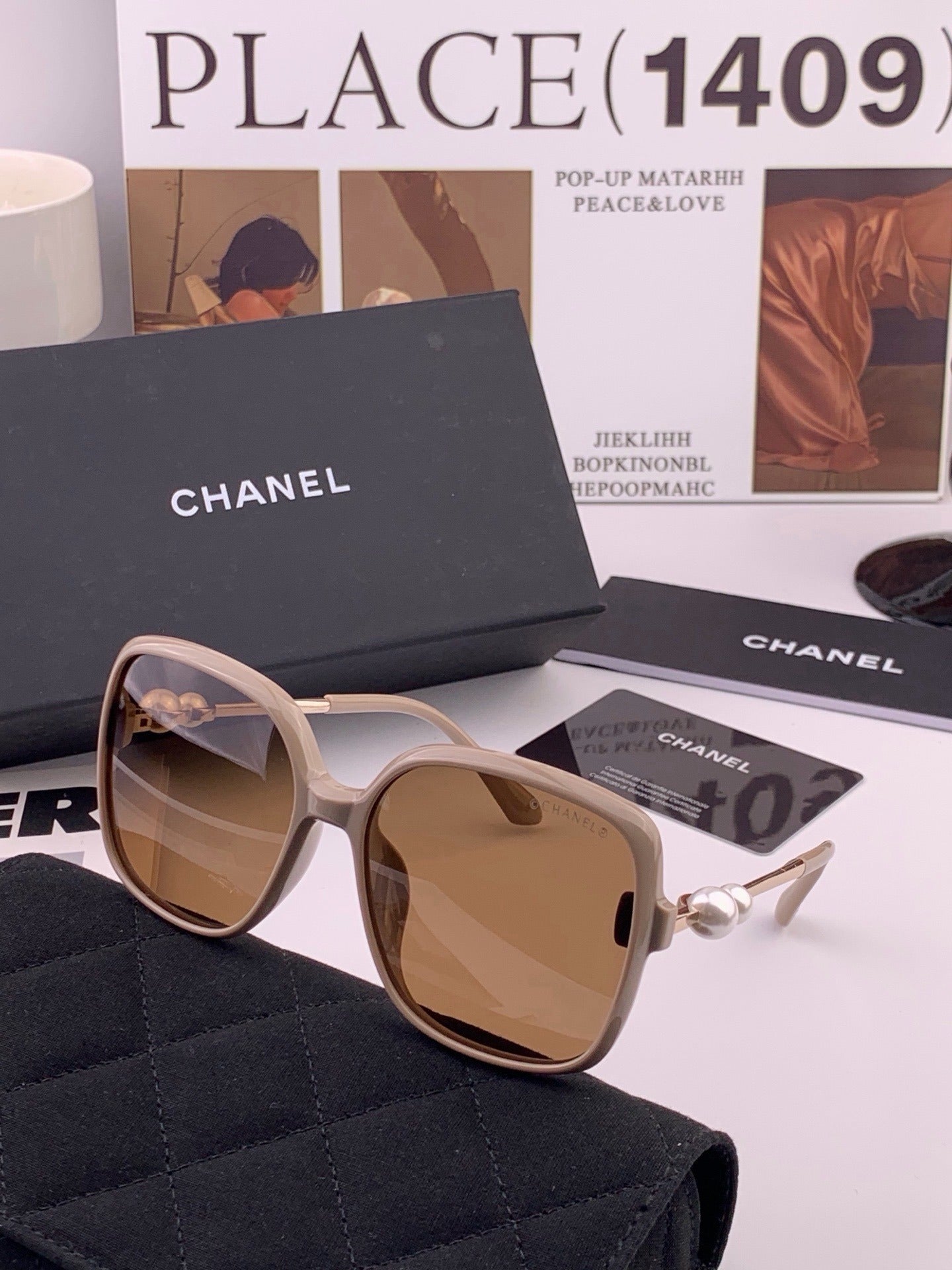 Chanel Pearl Sunglasses