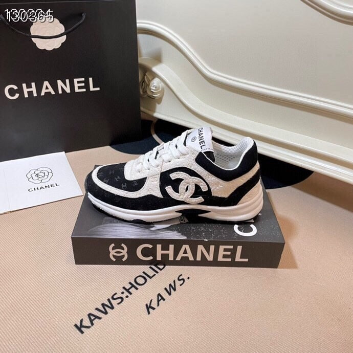 Chanel Leather Logo Shoes