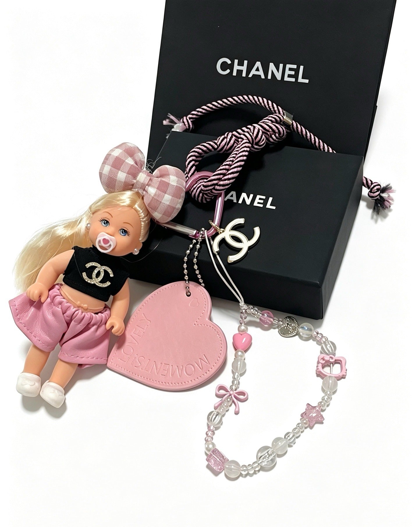 Chanel Vintage-Finish Keychain