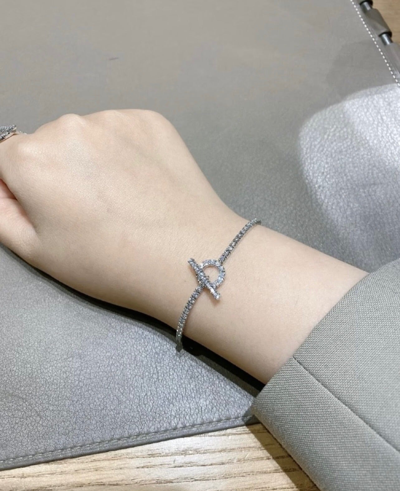 Hermes Silver Brass Bracelet