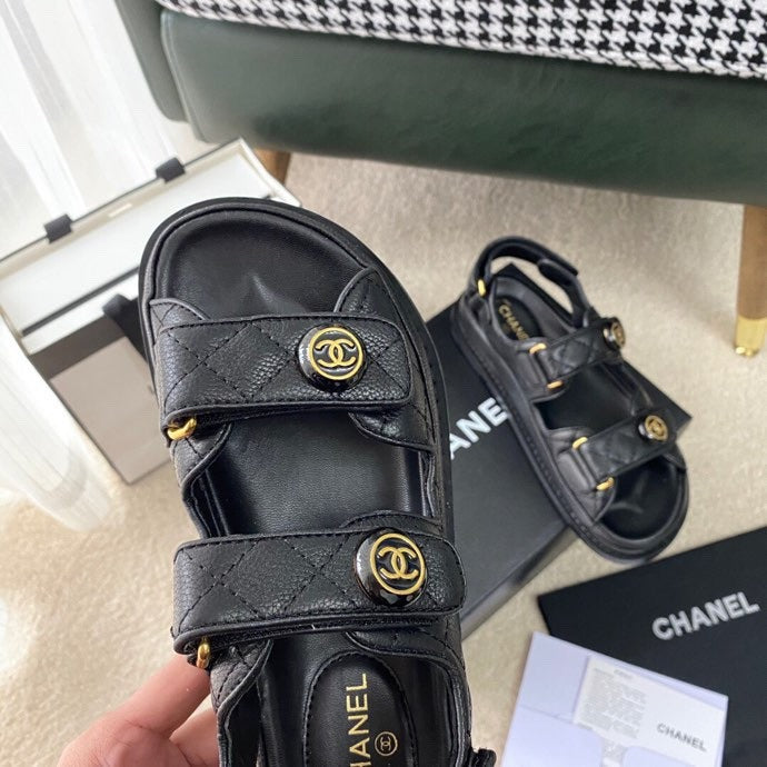 Chanel Lambskin Leather Sandals