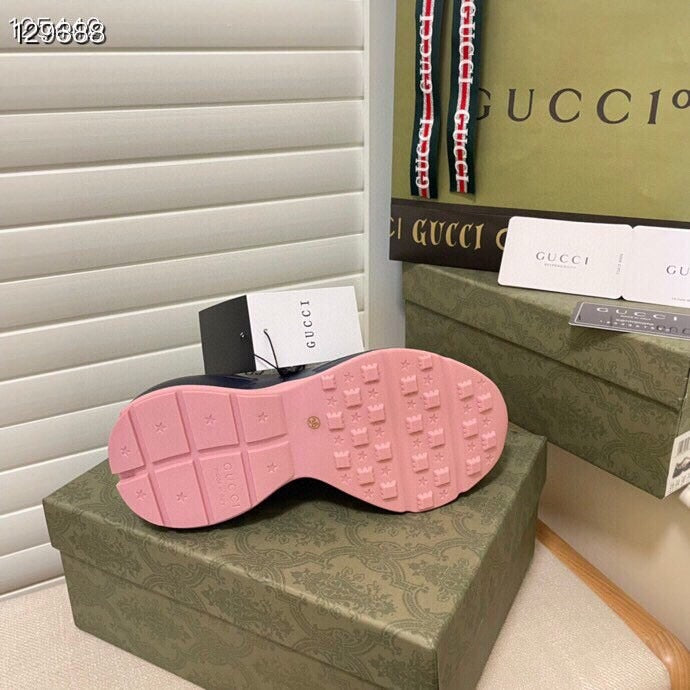 Gucci Calfskin Leather Sneakers