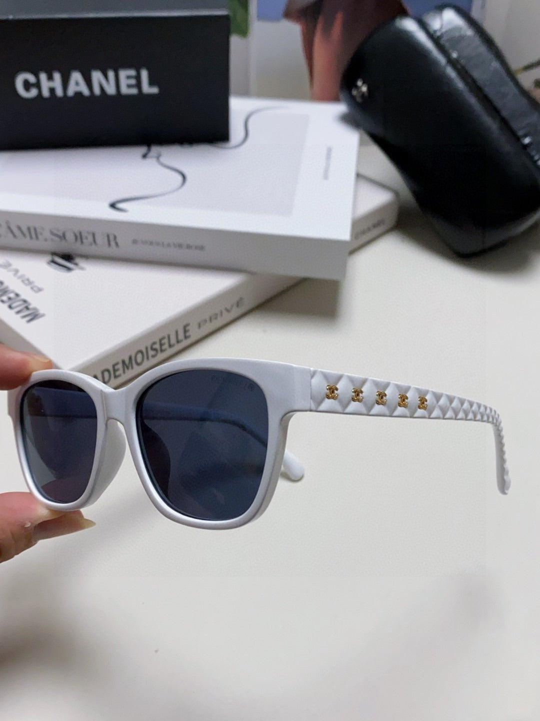 Chanel Logo Sunglasses