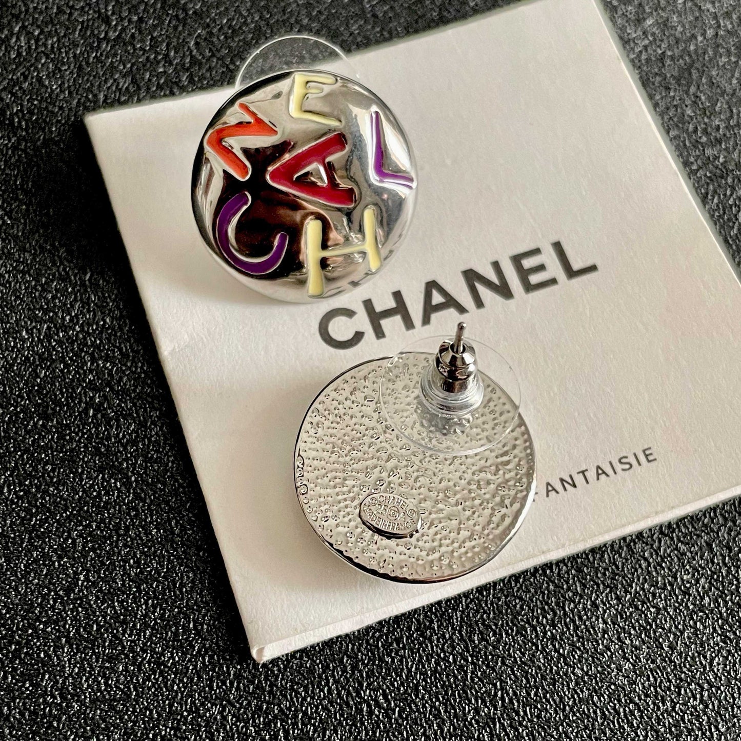 Chanel Logo Earrings