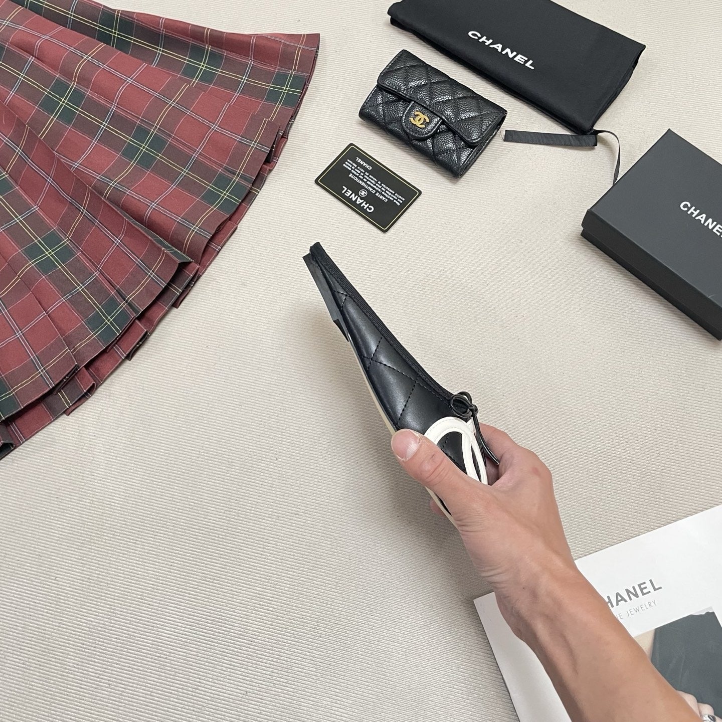 Chanel Leather Ballet Flats