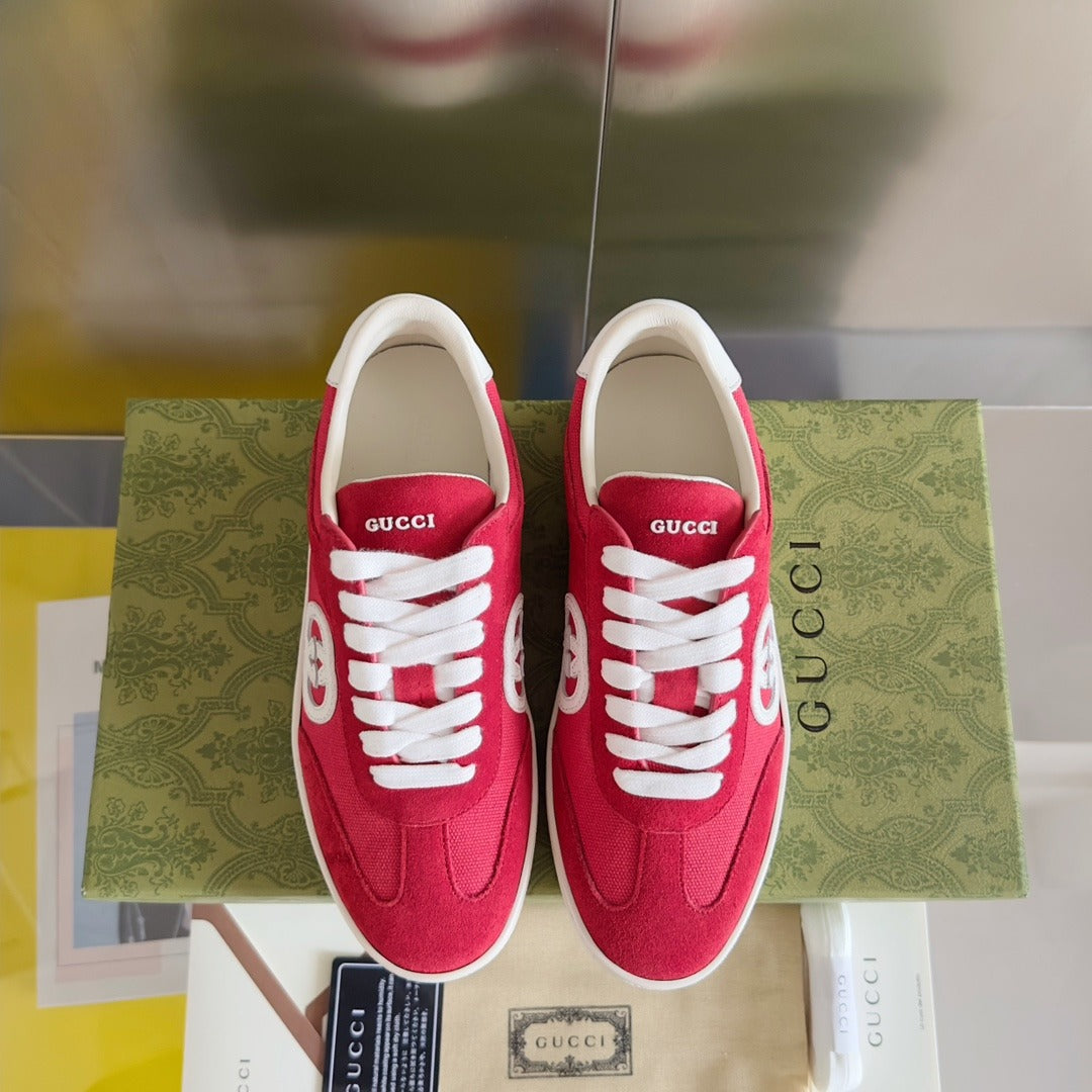 Gucci Leather Logo Sneakers