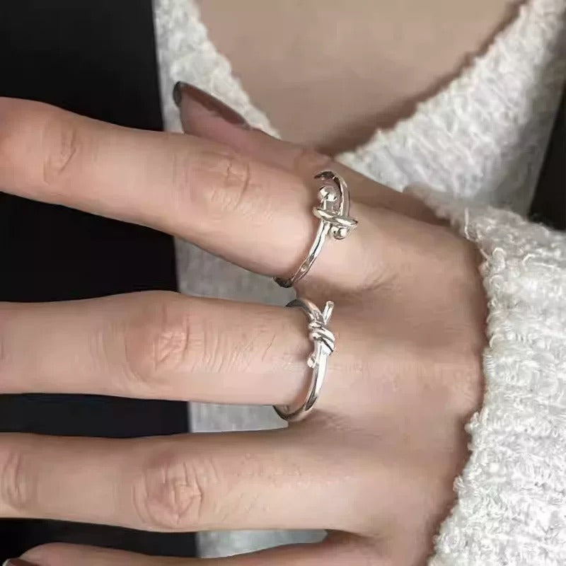 Tiffany & Co. Silver Brass Knot Ring