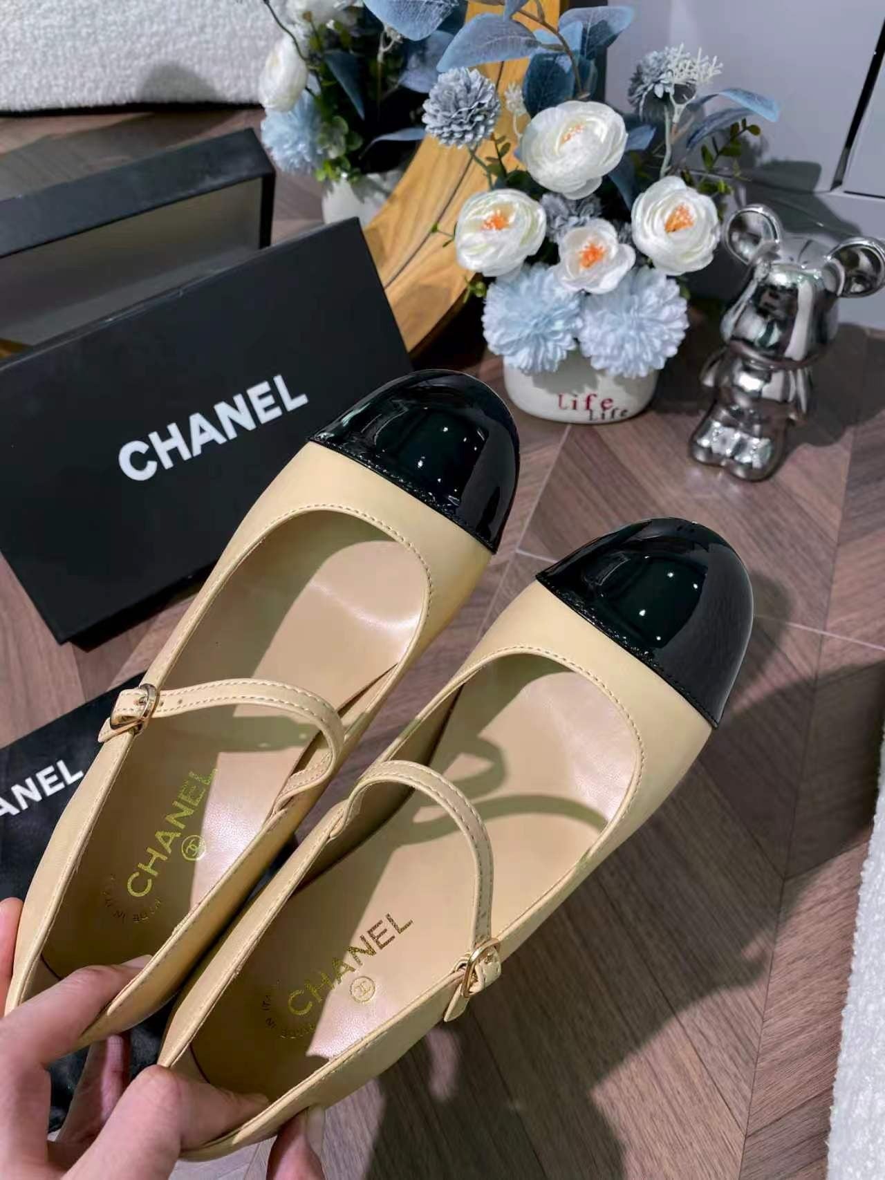 Chanel Pearl Shoes