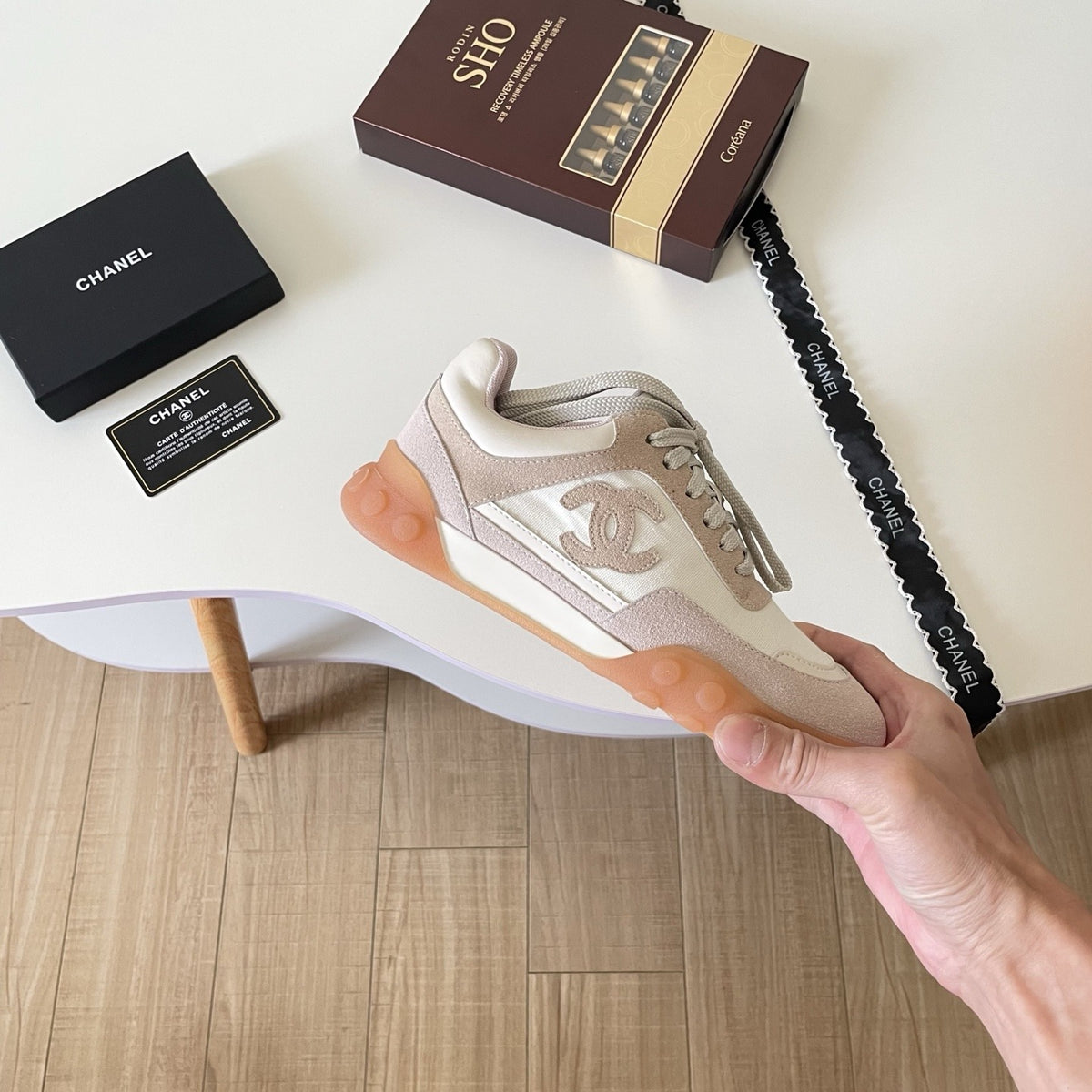 Chanel Leather Sneakers