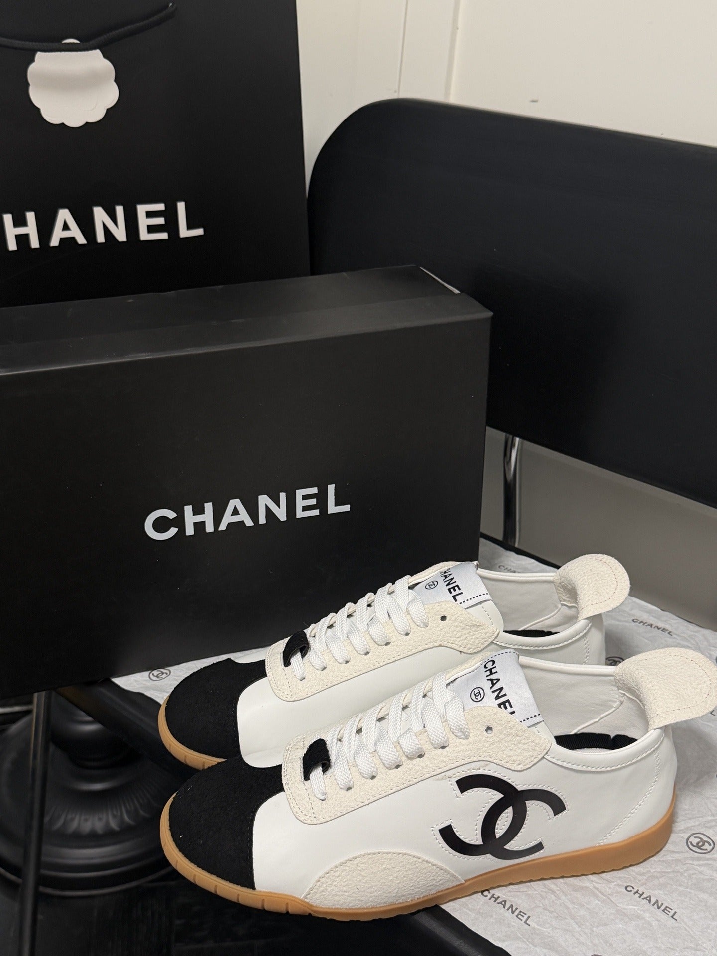 Chanel Leather Sneakers