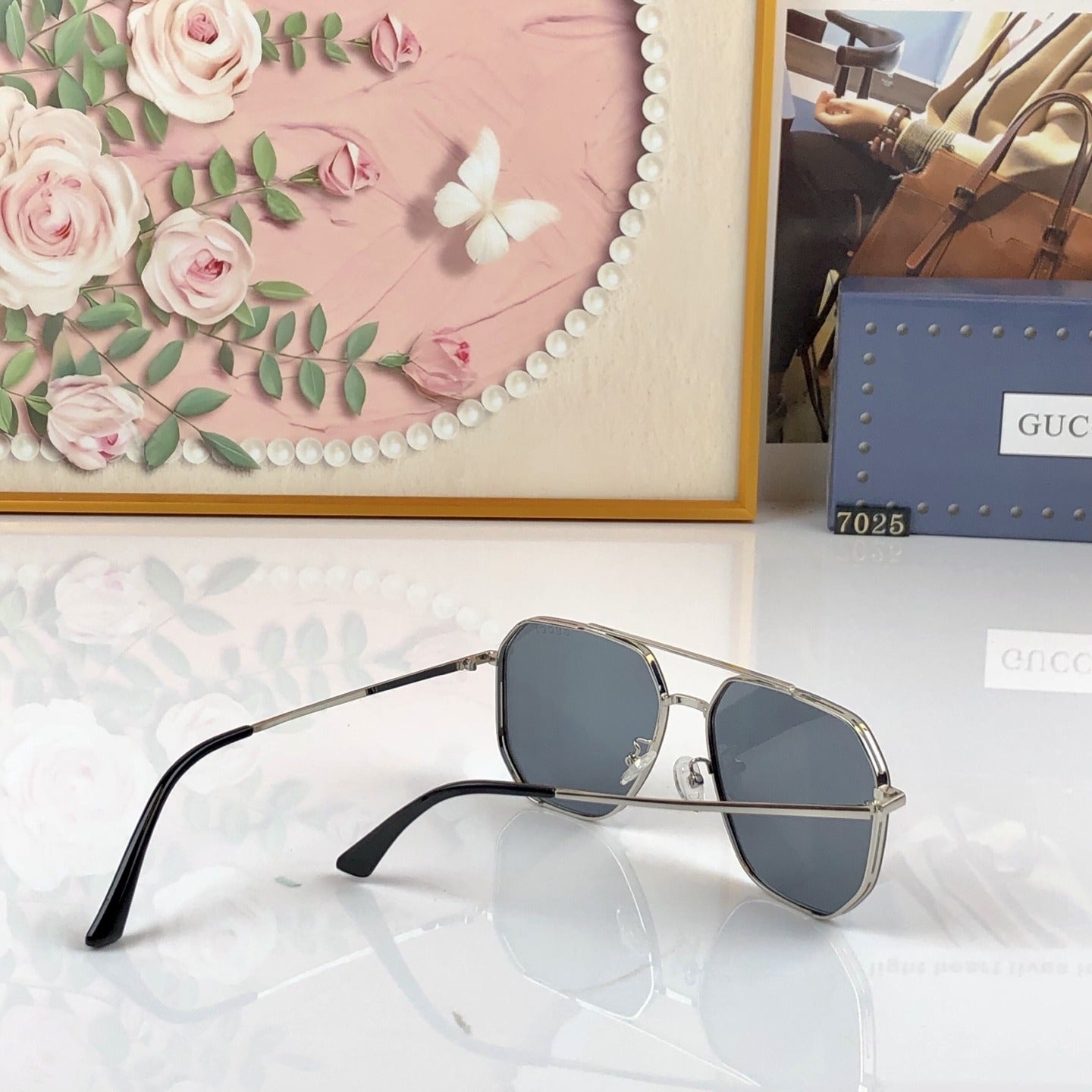 Gucci Nylon Vintage-Finish Sunglasses