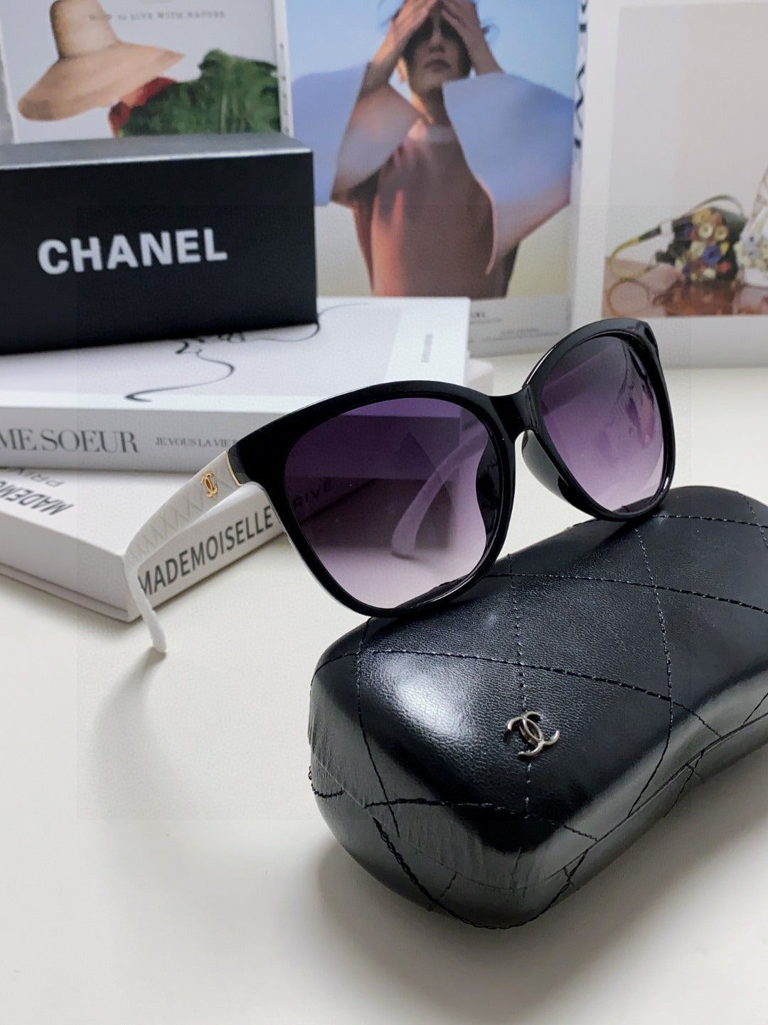 Chanel Logo Sunglasses