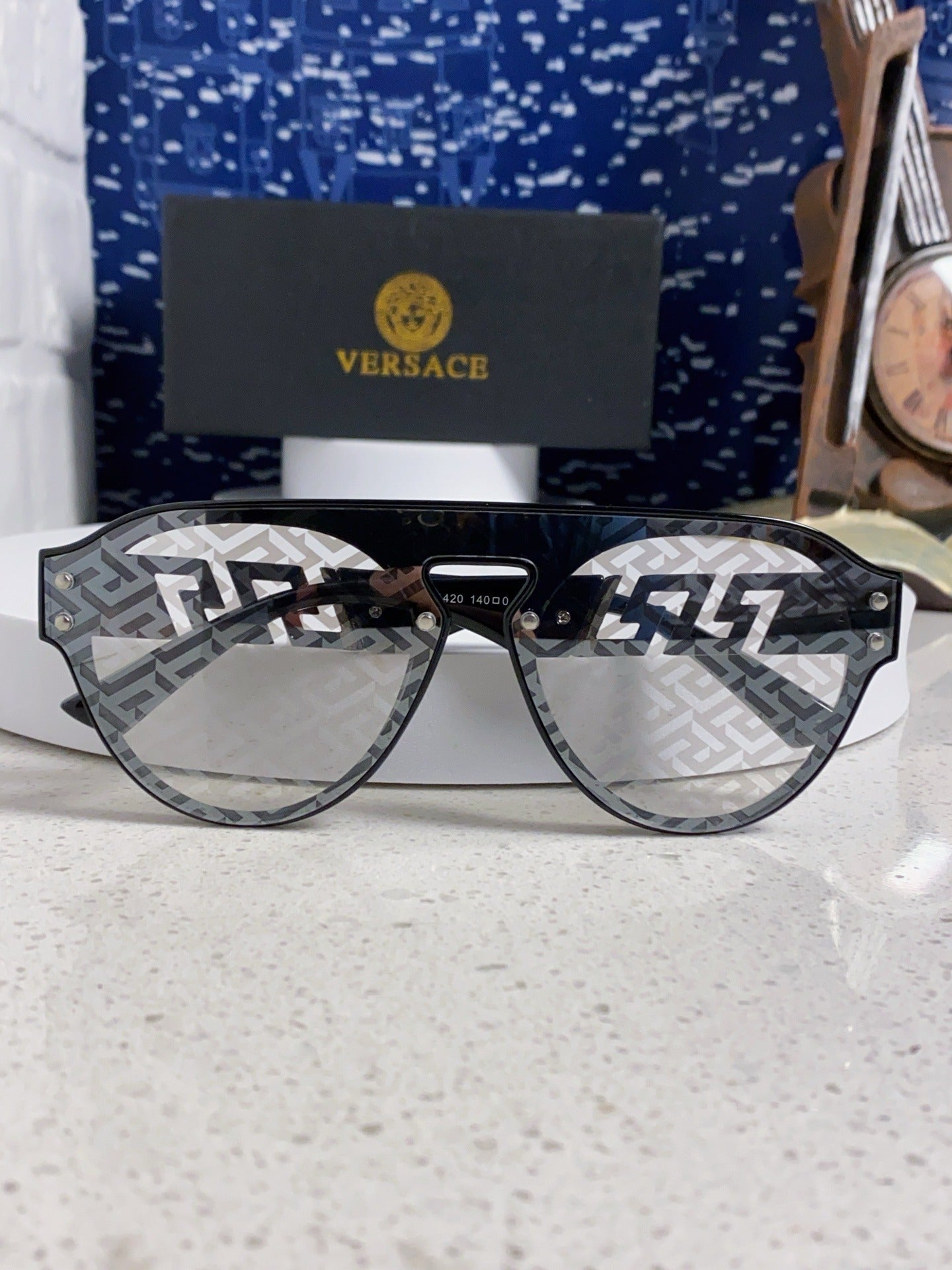 Versace Logo Sunglasses