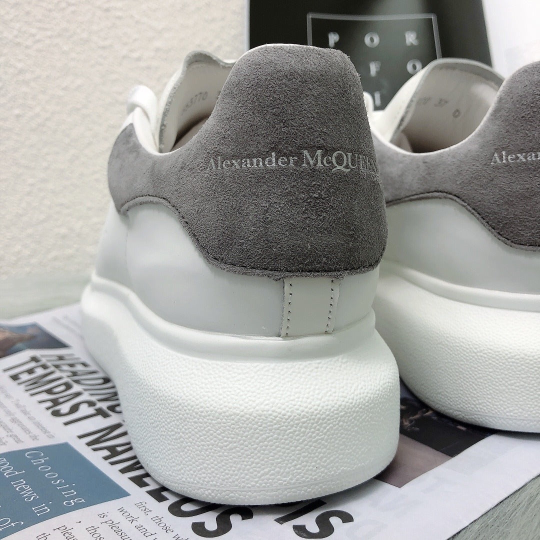 Alexander McQueen Lambskin Leather Logo Sneakers
