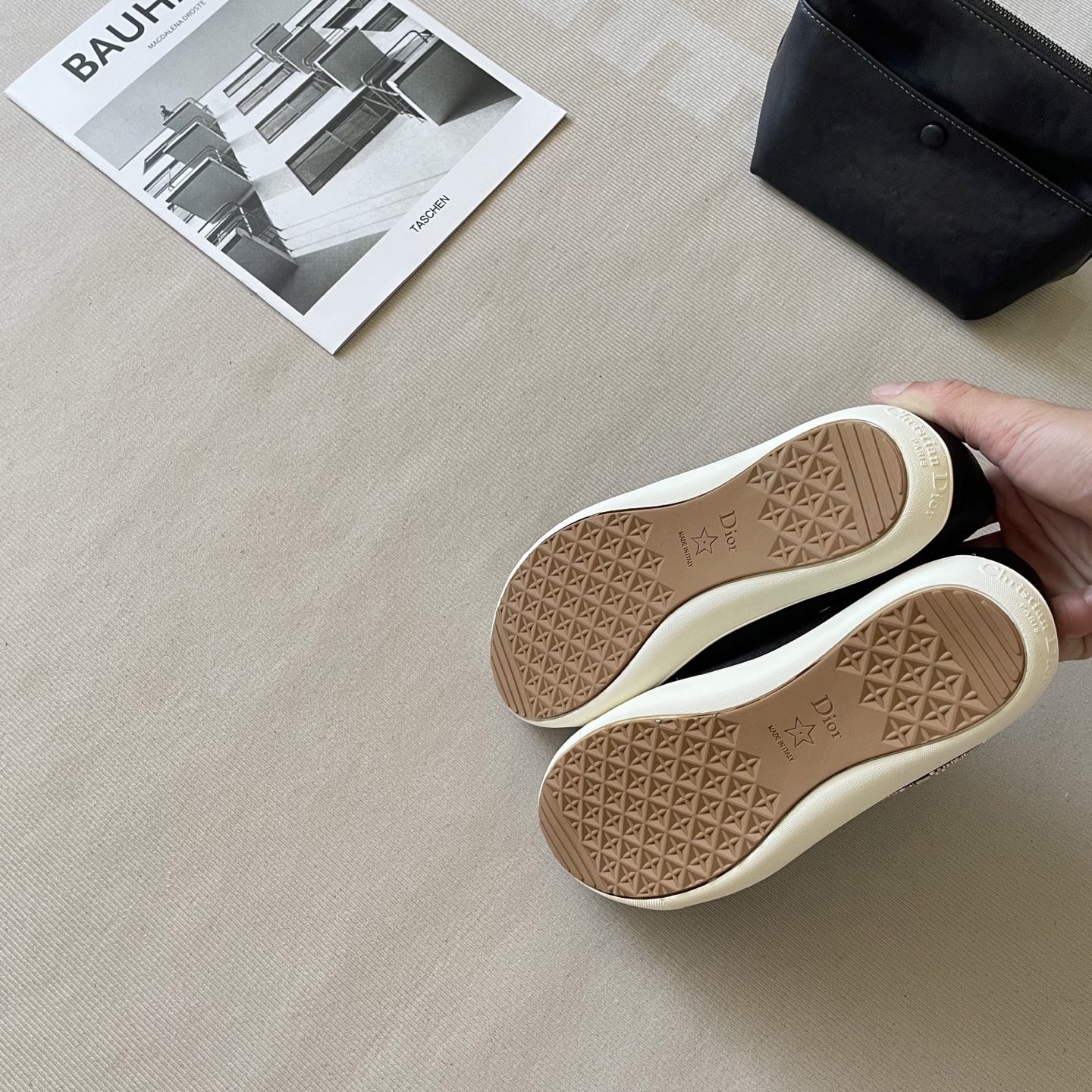 Dior Leather Logo Sneakers