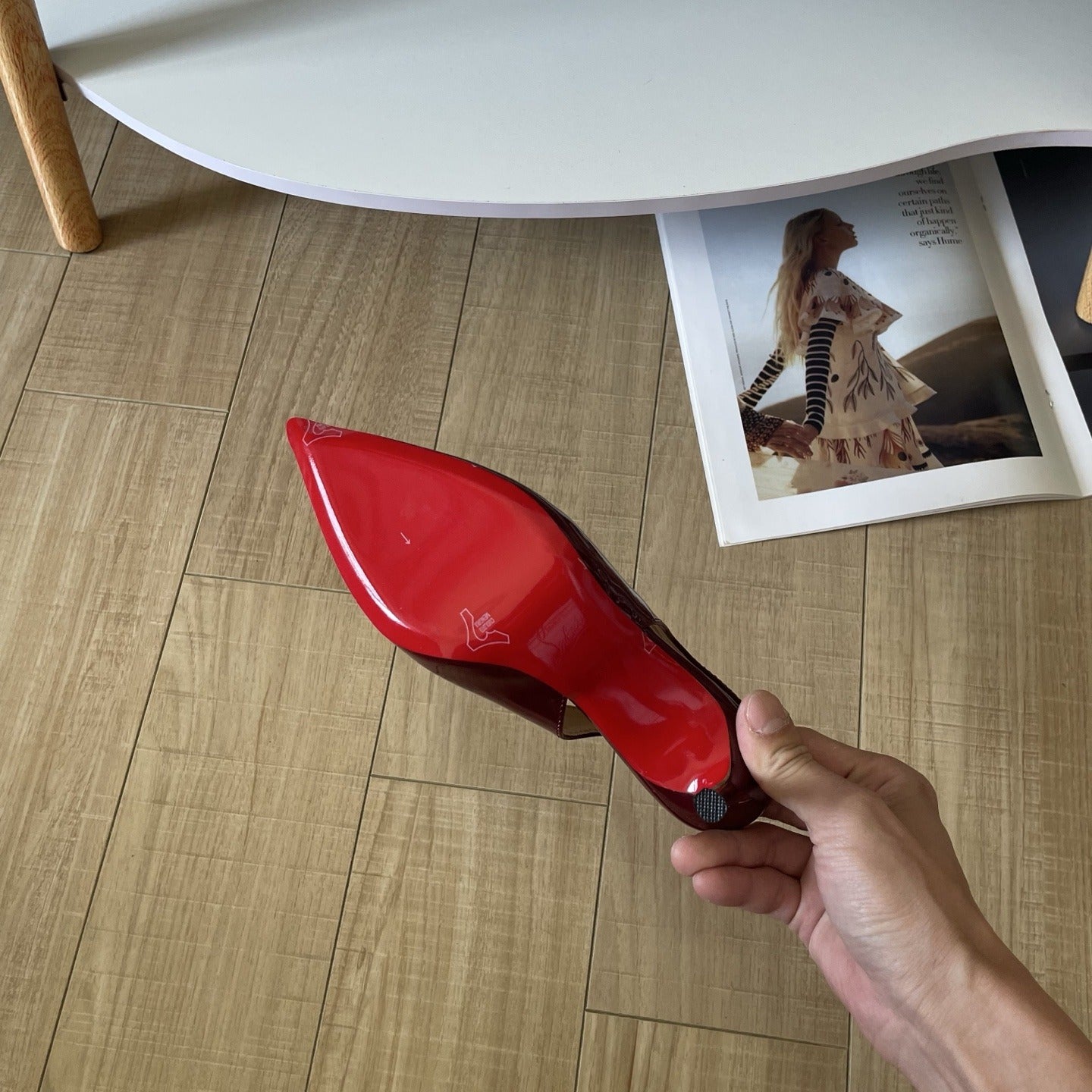 Christian Louboutin Lambskin Leather Heels