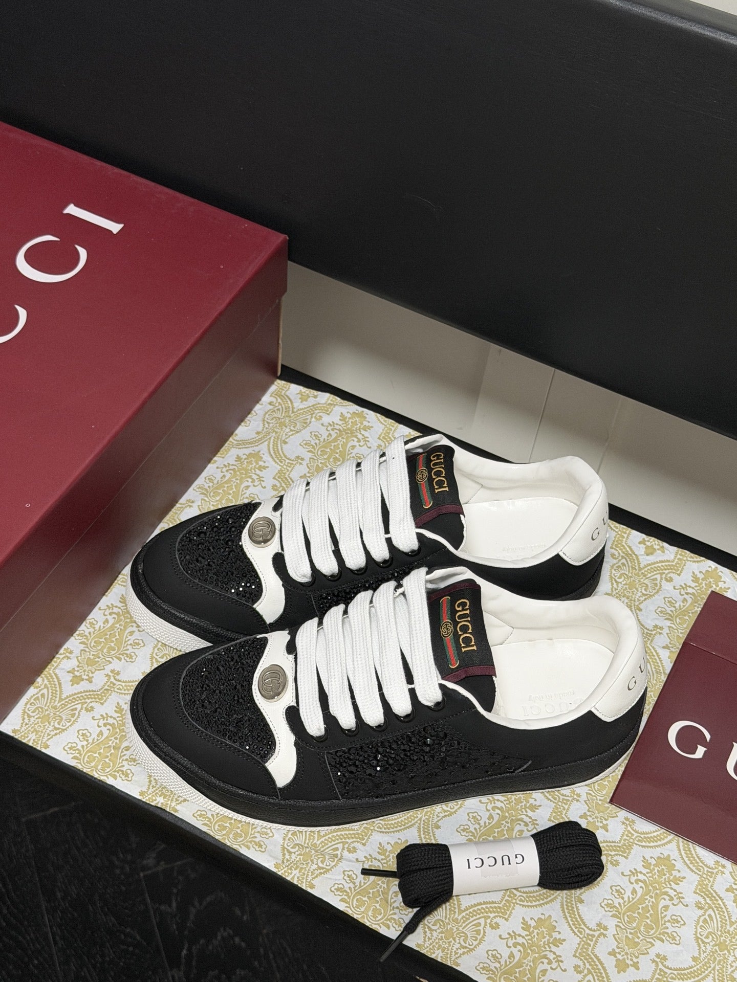 Gucci Crystal Sneakers