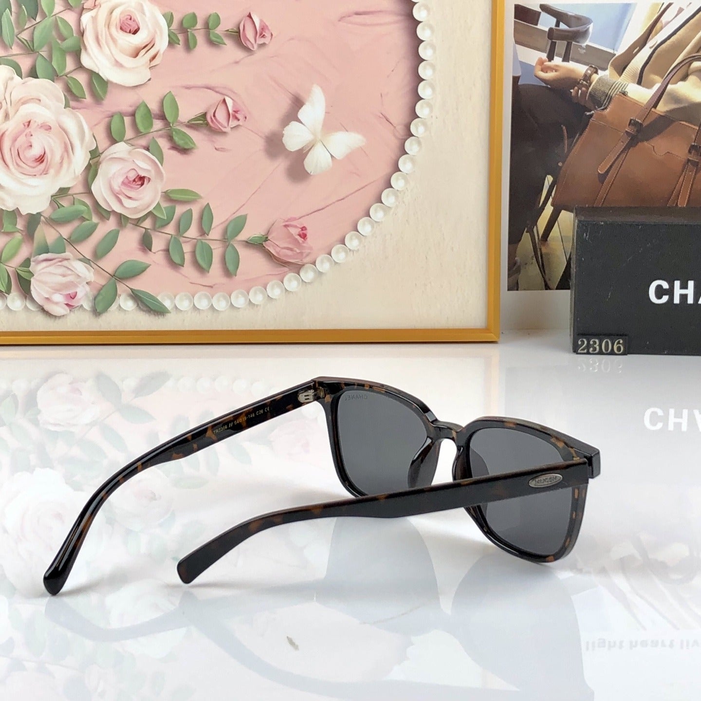 Chanel Vintage-Finish Sunglasses