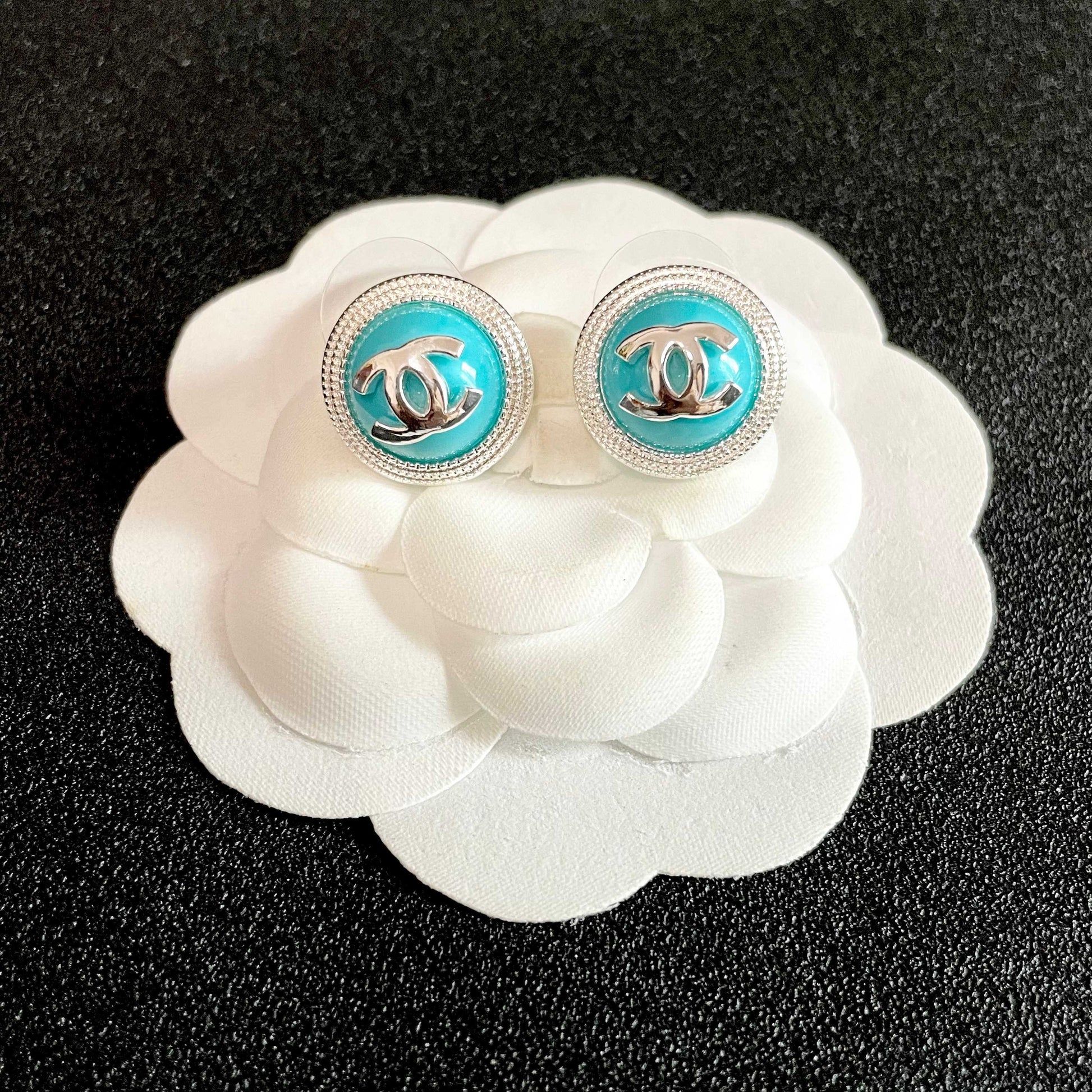 Chanel Logo Earrings