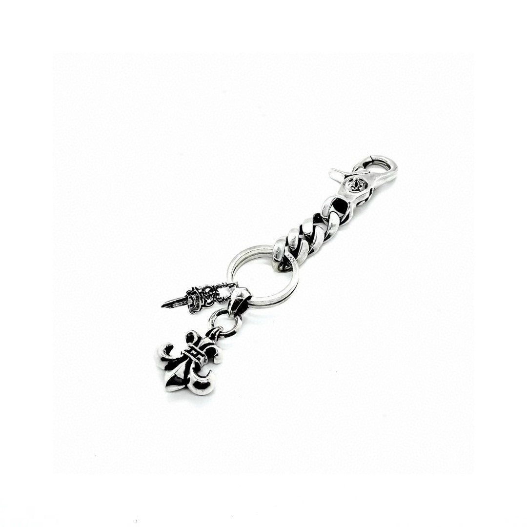 Chrome Hearts Sterling Silver Keychain