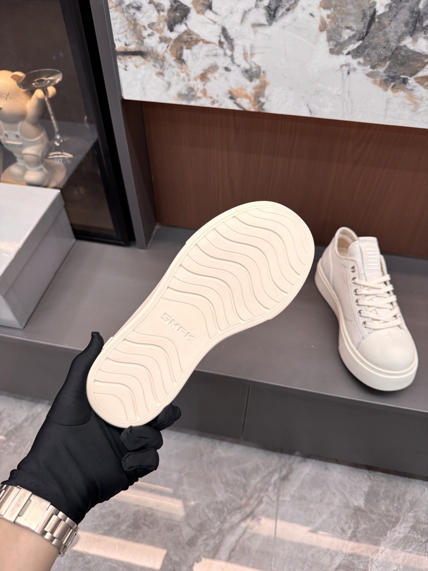 Unbranded Lambskin Leather Printed Shoes