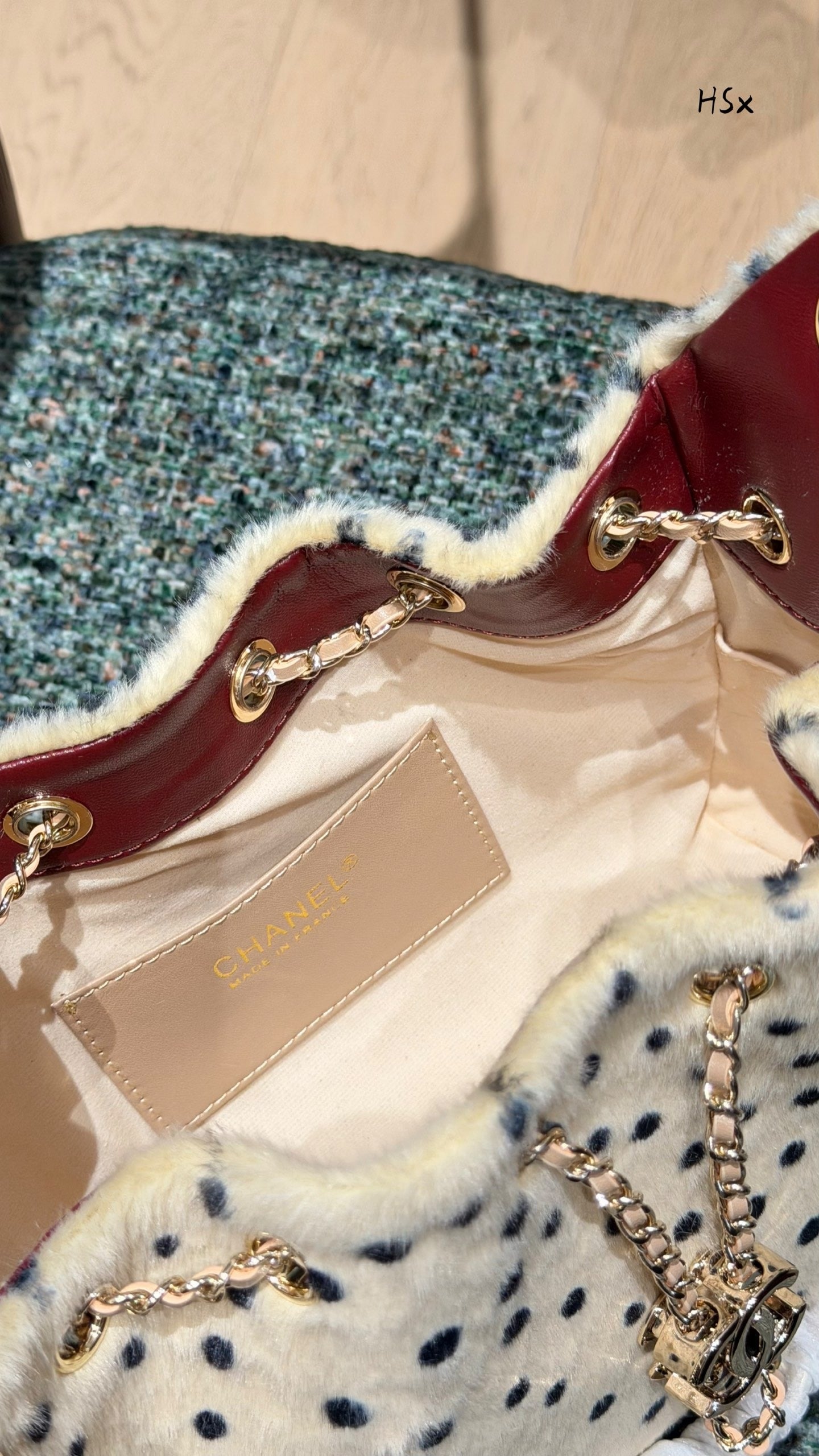 Chanel Beige Logo Card Holder