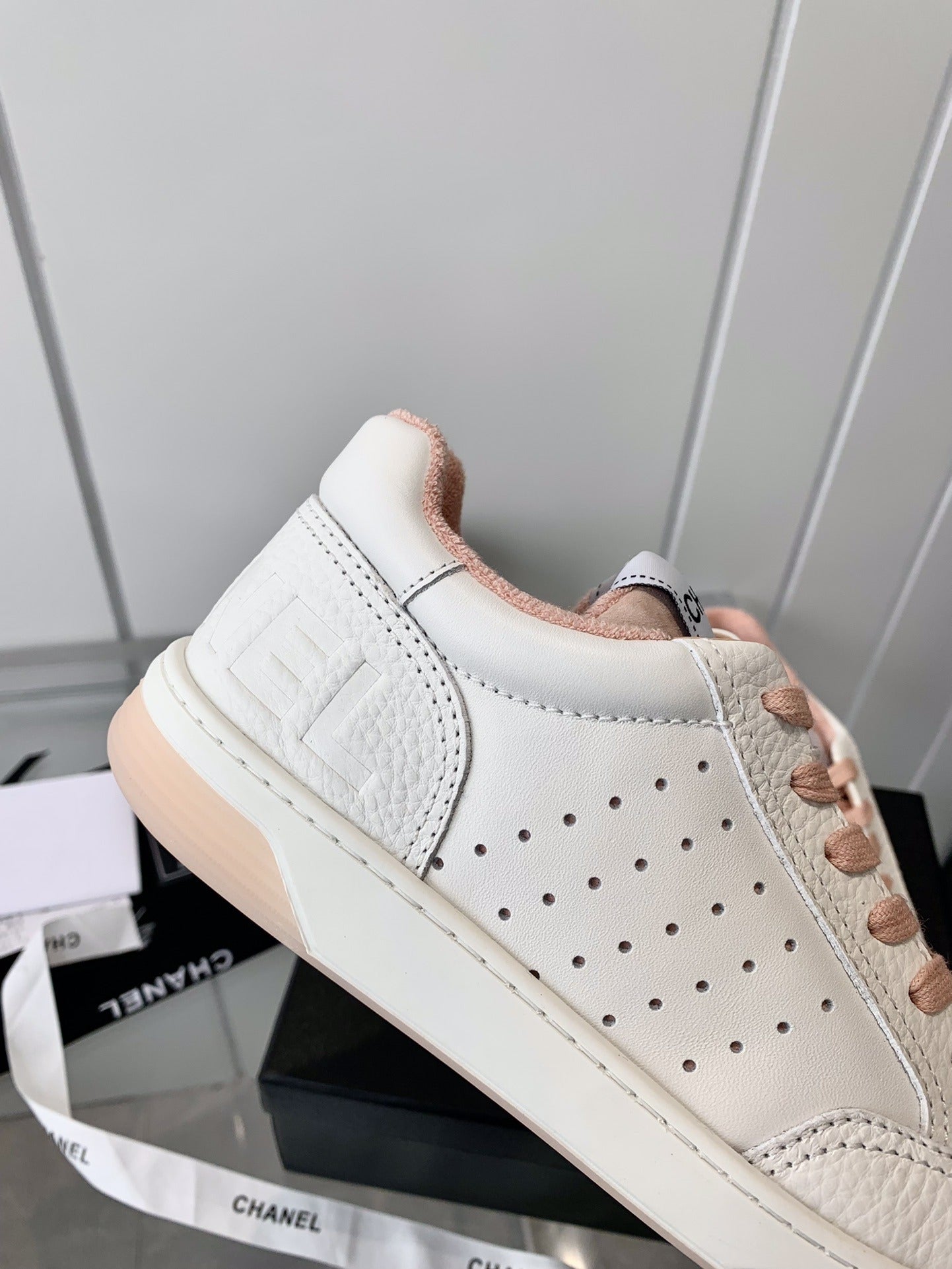 Chanel Logo Sneakers