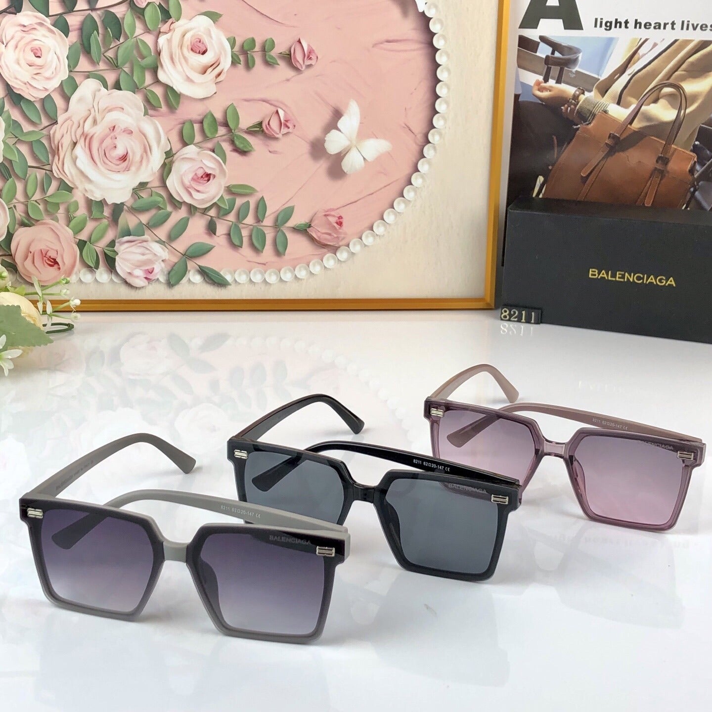 Balenciaga Vintage-Finish Sunglasses