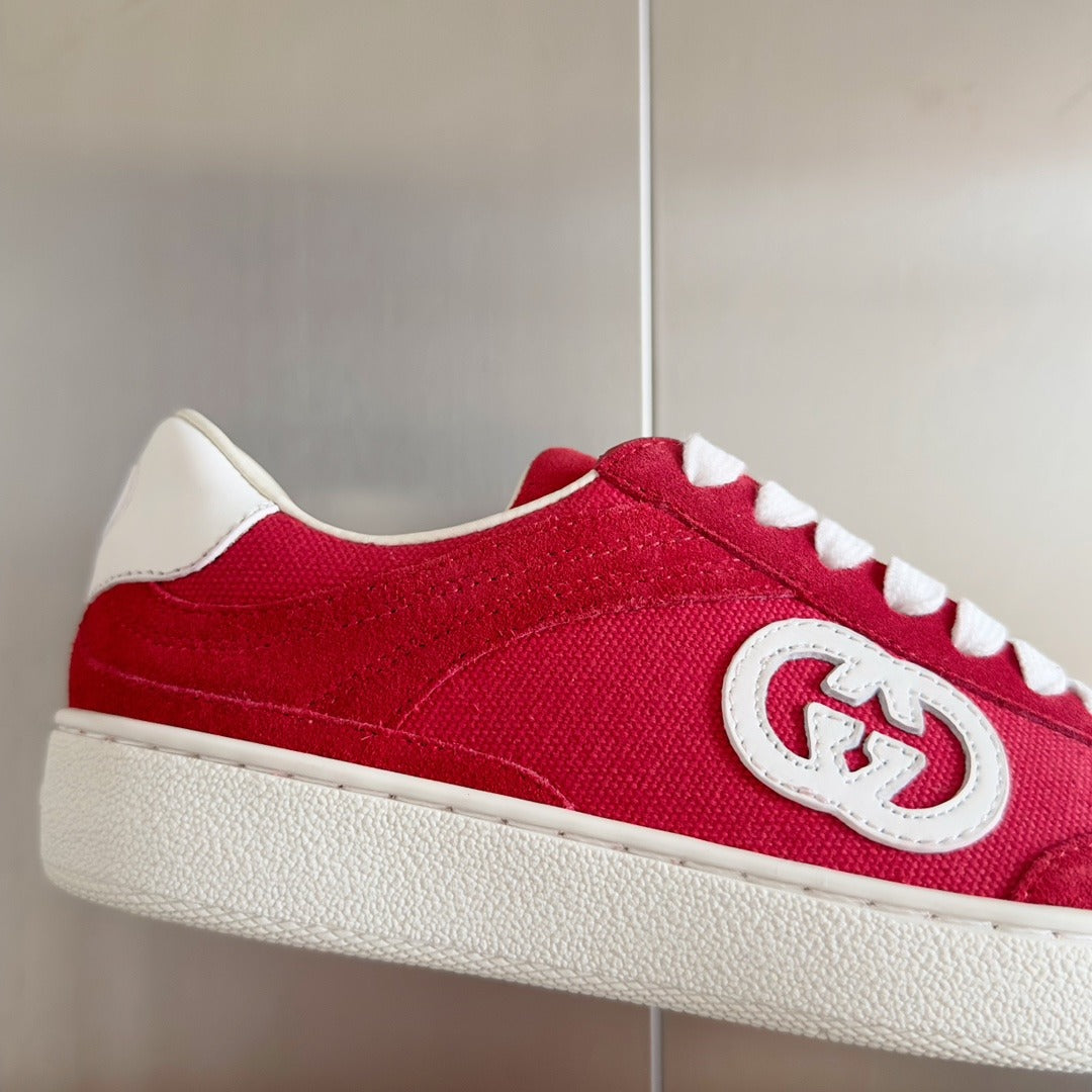 Gucci Leather Logo Sneakers