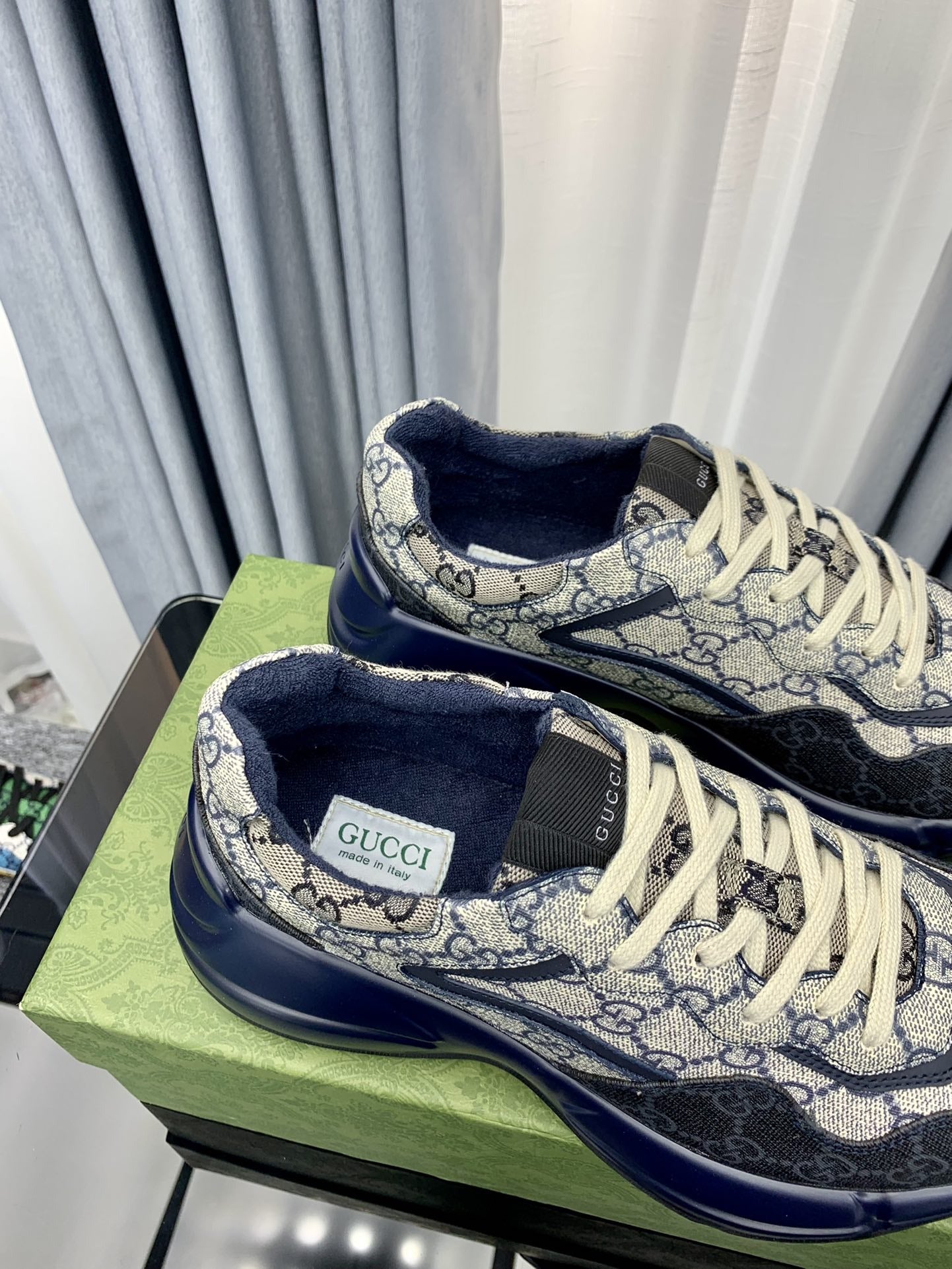 Gucci Lambskin Leather Sneakers