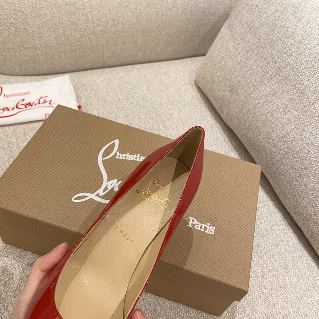 Christian Louboutin Lambskin Leather Heels