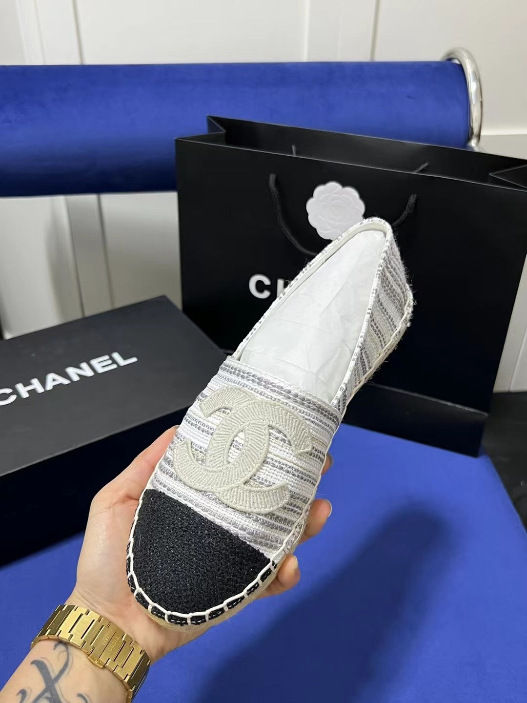 Chanel Canvas Shoes